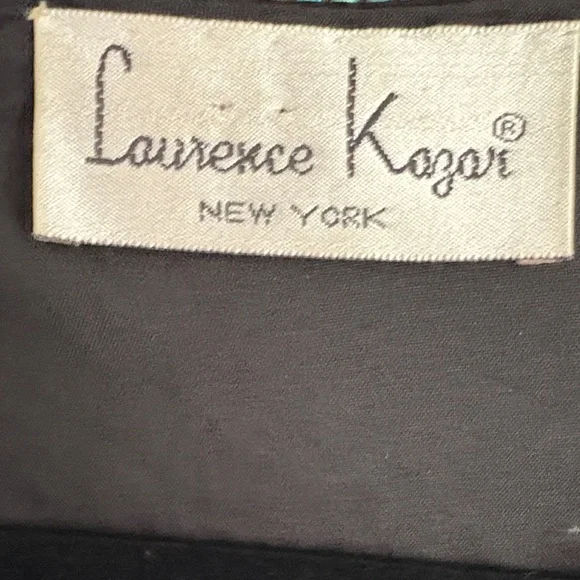 Laurence Kazar Blue and Green Sequin Blazer - Picture 3 of 5